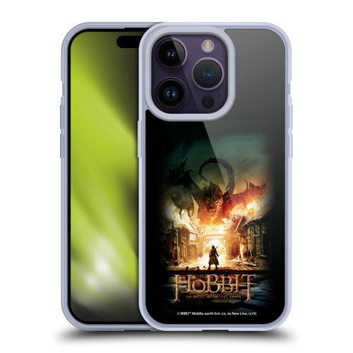 The Hobbit The Battle of the Five Armies Posters Smaug Soft Gel Case for Apple iPhone 14 Pro