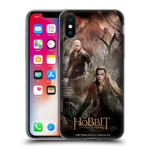 The Hobbit The Battle of the Five Armies Posters Elves Soft Gel Case for Apple iPhone X / iPhone XS