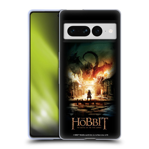 The Hobbit The Battle of the Five Armies Posters Smaug Soft Gel Case for Google Pixel 7 Pro