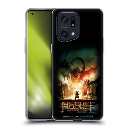The Hobbit The Battle of the Five Armies Posters Smaug Soft Gel Case for OPPO Find X5 Pro