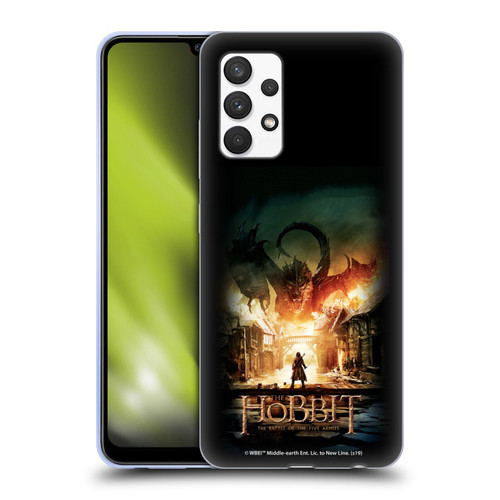 The Hobbit The Battle of the Five Armies Posters Smaug Soft Gel Case for Samsung Galaxy A32 (2021)