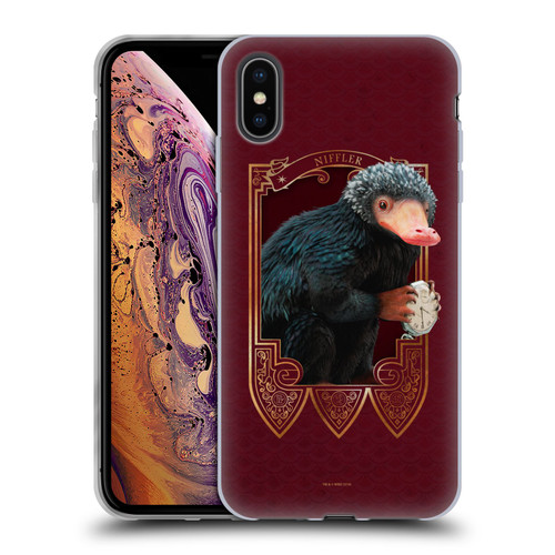 Fantastic Beasts And Where To Find Them Beasts Niffler Soft Gel Case for Apple iPhone XS Max