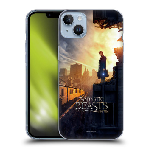 Fantastic Beasts And Where To Find Them Key Art Newt Scamander Poster 1 Soft Gel Case for Apple iPhone 14 Plus