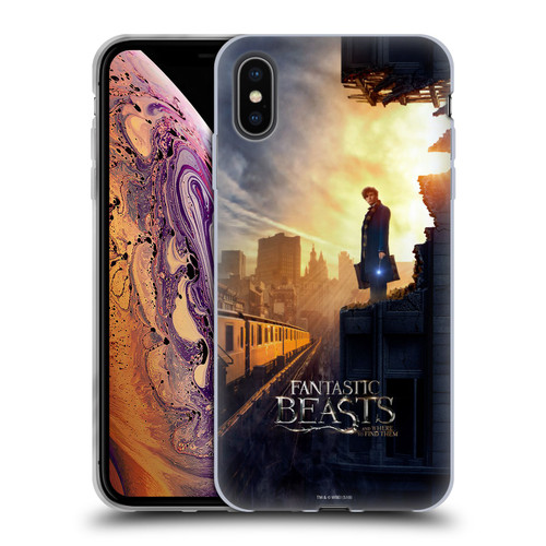 Fantastic Beasts And Where To Find Them Key Art Newt Scamander Poster 1 Soft Gel Case for Apple iPhone XS Max