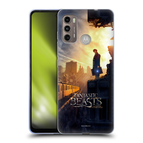 Fantastic Beasts And Where To Find Them Key Art Newt Scamander Poster 1 Soft Gel Case for Motorola Moto G60 / Moto G40 Fusion