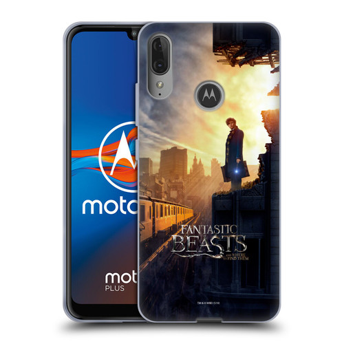 Fantastic Beasts And Where To Find Them Key Art Newt Scamander Poster 1 Soft Gel Case for Motorola Moto E6 Plus