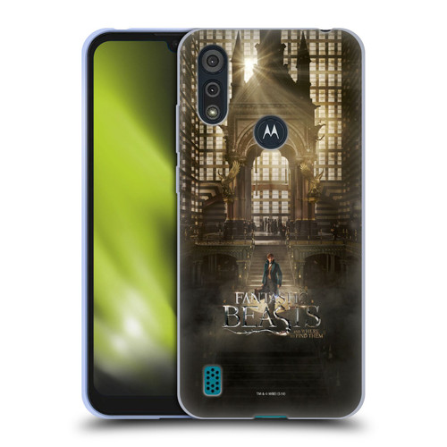 Fantastic Beasts And Where To Find Them Key Art Newt Scamander Poster 2 Soft Gel Case for Motorola Moto E6s (2020)