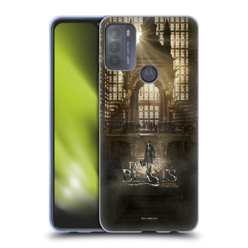 Fantastic Beasts And Where To Find Them Key Art Newt Scamander Poster 2 Soft Gel Case for Motorola Moto G50