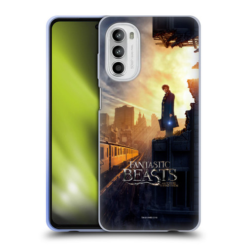 Fantastic Beasts And Where To Find Them Key Art Newt Scamander Poster 1 Soft Gel Case for Motorola Moto G52