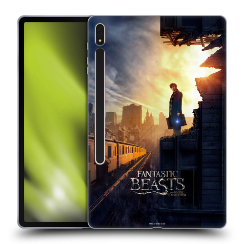 Fantastic Beasts And Where To Find Them Key Art Newt Scamander Poster 1 Soft Gel Case for Samsung Galaxy Tab S8 Plus