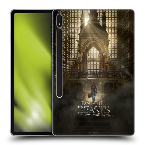Fantastic Beasts And Where To Find Them Key Art Newt Scamander Poster 2 Soft Gel Case for Samsung Galaxy Tab S8 Plus
