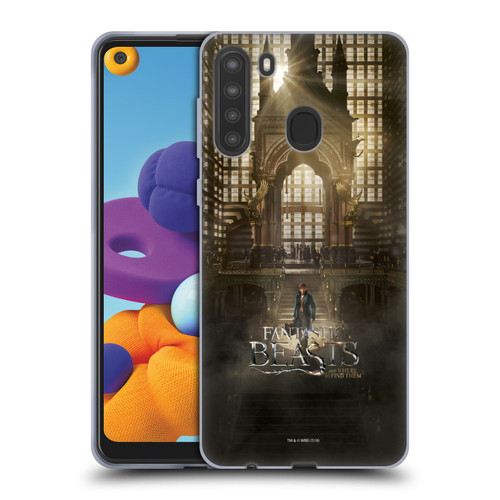 Fantastic Beasts And Where To Find Them Key Art Newt Scamander Poster 2 Soft Gel Case for Samsung Galaxy A21 (2020)