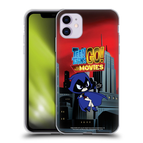 Teen Titans Go! To The Movies Character Art Raven Soft Gel Case for Apple iPhone 11