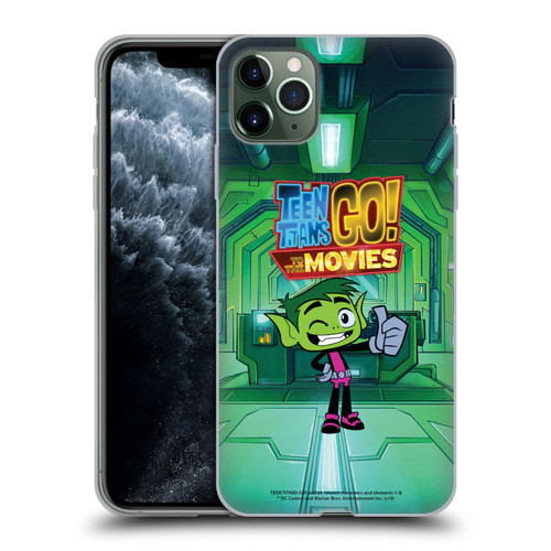Teen Titans Go! To The Movies Character Art Beastboy Soft Gel Case for Apple iPhone 11 Pro Max
