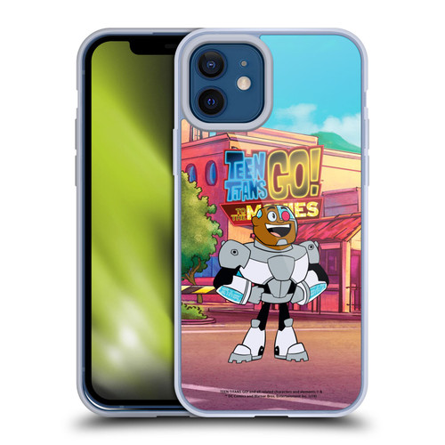 Teen Titans Go! To The Movies Character Art Cyborg Soft Gel Case for Apple iPhone 12 / iPhone 12 Pro