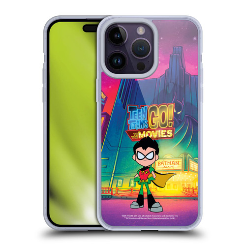 Teen Titans Go! To The Movies Character Art Robin Soft Gel Case for Apple iPhone 14 Pro Max