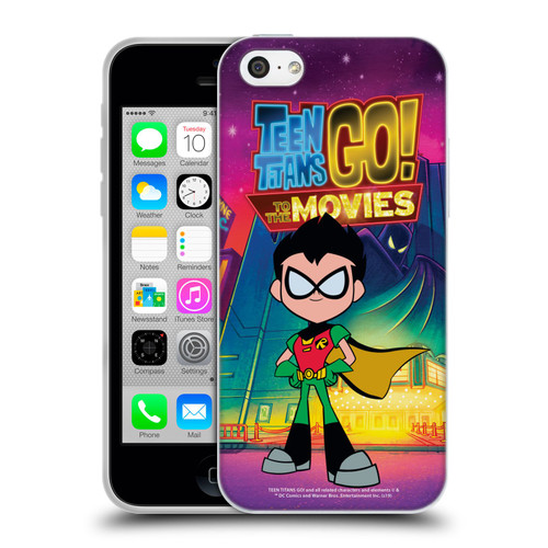 Teen Titans Go! To The Movies Character Art Robin Soft Gel Case for Apple iPhone 5c