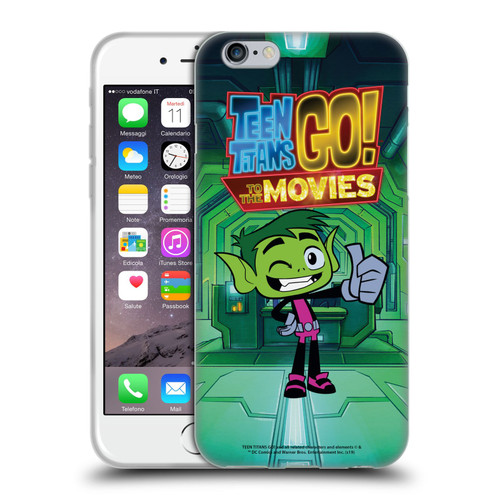 Teen Titans Go! To The Movies Character Art Beastboy Soft Gel Case for Apple iPhone 6 / iPhone 6s