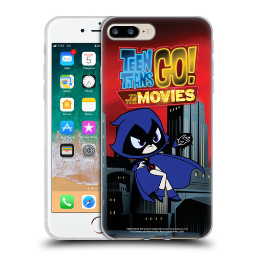 Teen Titans Go! To The Movies Character Art Raven Soft Gel Case for Apple iPhone 7 Plus / iPhone 8 Plus
