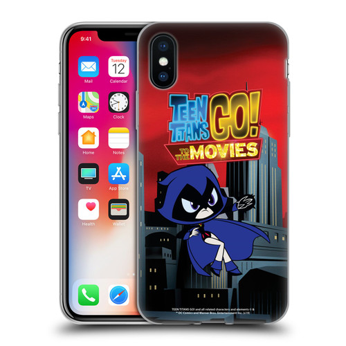 Teen Titans Go! To The Movies Character Art Raven Soft Gel Case for Apple iPhone X / iPhone XS