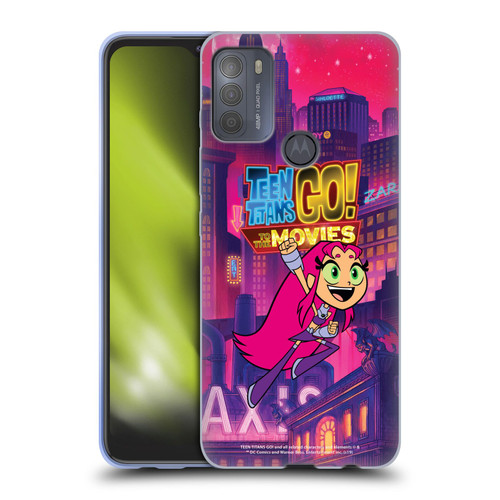 Teen Titans Go! To The Movies Character Art Starfire Soft Gel Case for Motorola Moto G50