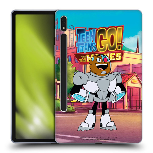 Teen Titans Go! To The Movies Character Art Cyborg Soft Gel Case for Samsung Galaxy Tab S8