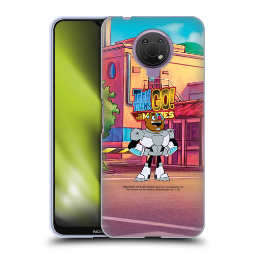 Teen Titans Go! To The Movies Character Art Cyborg Soft Gel Case for Nokia G10