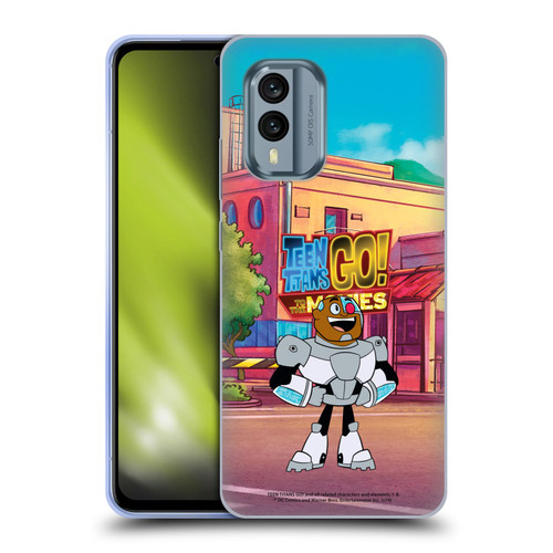 Teen Titans Go! To The Movies Character Art Cyborg Soft Gel Case for Nokia X30