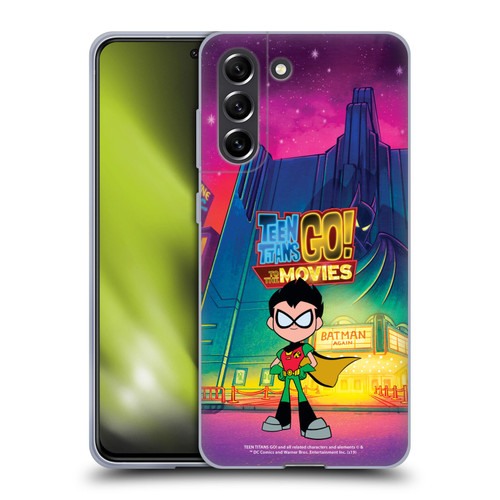 Teen Titans Go! To The Movies Character Art Robin Soft Gel Case for Samsung Galaxy S21 FE 5G