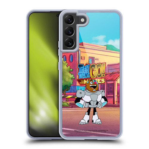 Teen Titans Go! To The Movies Character Art Cyborg Soft Gel Case for Samsung Galaxy S22+ 5G