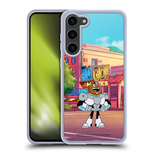 Teen Titans Go! To The Movies Character Art Cyborg Soft Gel Case for Samsung Galaxy S23+ 5G