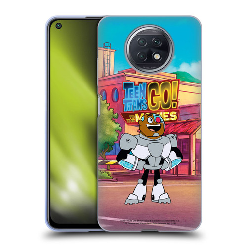 Teen Titans Go! To The Movies Character Art Cyborg Soft Gel Case for Xiaomi Redmi Note 9T 5G