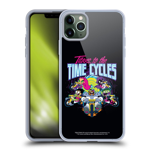 Teen Titans Go! To The Movies Graphic Designs To The Time Cycles Soft Gel Case for Apple iPhone 11 Pro Max