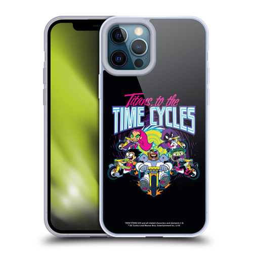 Teen Titans Go! To The Movies Graphic Designs To The Time Cycles Soft Gel Case for Apple iPhone 12 Pro Max