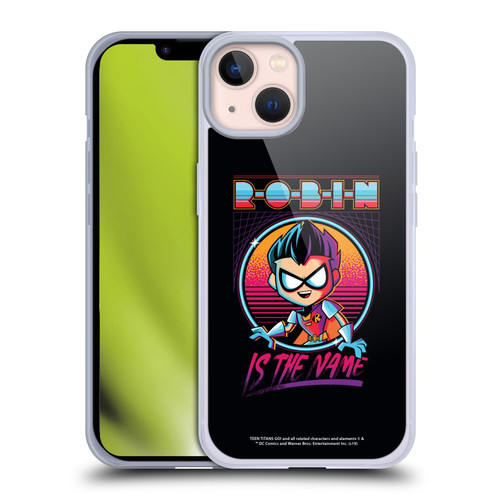 Teen Titans Go! To The Movies Graphic Designs Robin Soft Gel Case for Apple iPhone 13