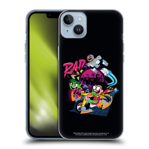 Teen Titans Go! To The Movies Graphic Designs Rad Soft Gel Case for Apple iPhone 14 Plus