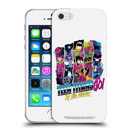 Teen Titans Go! To The Movies Graphic Designs Collage 2 Soft Gel Case for Apple iPhone 5 / 5s / iPhone SE 2016