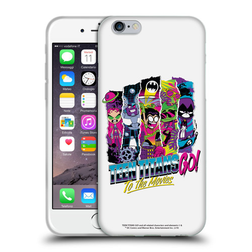 Teen Titans Go! To The Movies Graphic Designs Collage 2 Soft Gel Case for Apple iPhone 6 / iPhone 6s