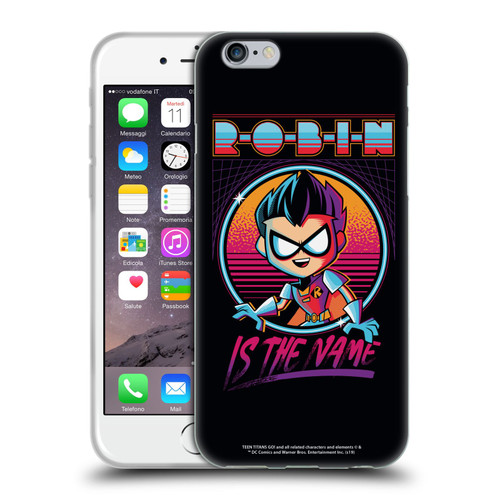 Teen Titans Go! To The Movies Graphic Designs Robin Soft Gel Case for Apple iPhone 6 / iPhone 6s