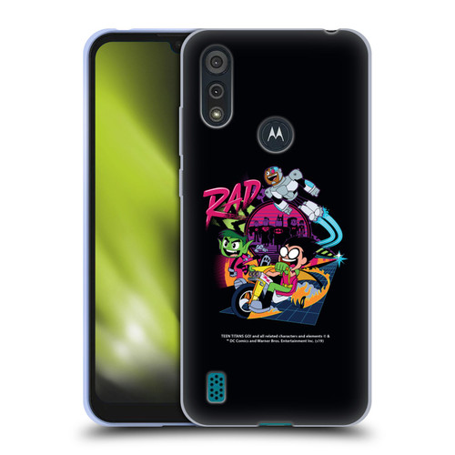 Teen Titans Go! To The Movies Graphic Designs Rad Soft Gel Case for Motorola Moto E6s (2020)