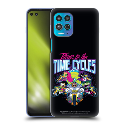 Teen Titans Go! To The Movies Graphic Designs To The Time Cycles Soft Gel Case for Motorola Moto G100