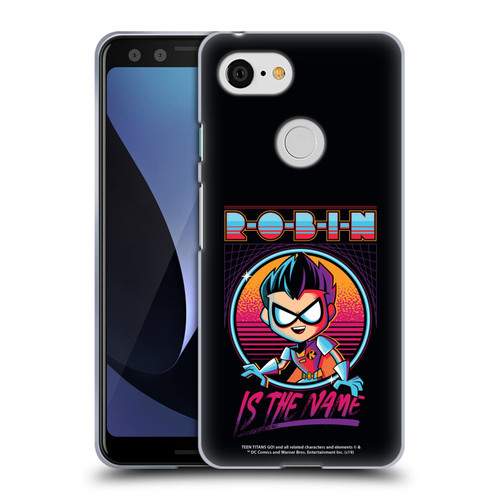 Teen Titans Go! To The Movies Graphic Designs Robin Soft Gel Case for Google Pixel 3