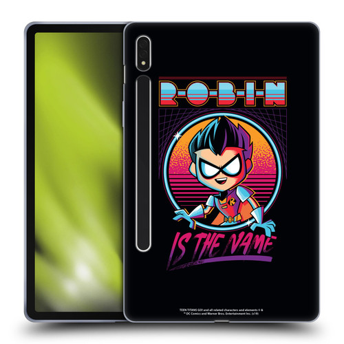 Teen Titans Go! To The Movies Graphic Designs Robin Soft Gel Case for Samsung Galaxy Tab S8