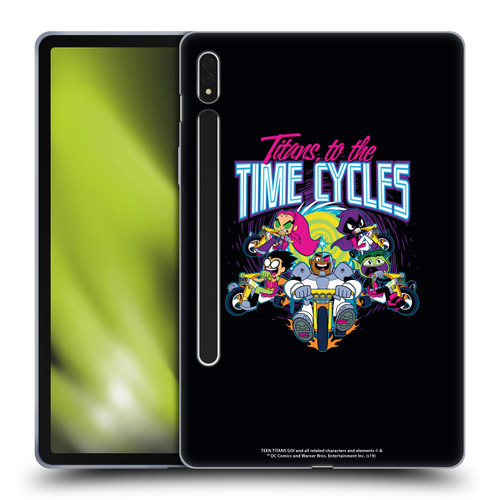 Teen Titans Go! To The Movies Graphic Designs To The Time Cycles Soft Gel Case for Samsung Galaxy Tab S8