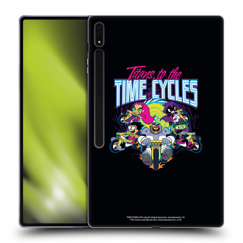 Teen Titans Go! To The Movies Graphic Designs To The Time Cycles Soft Gel Case for Samsung Galaxy Tab S8 Ultra