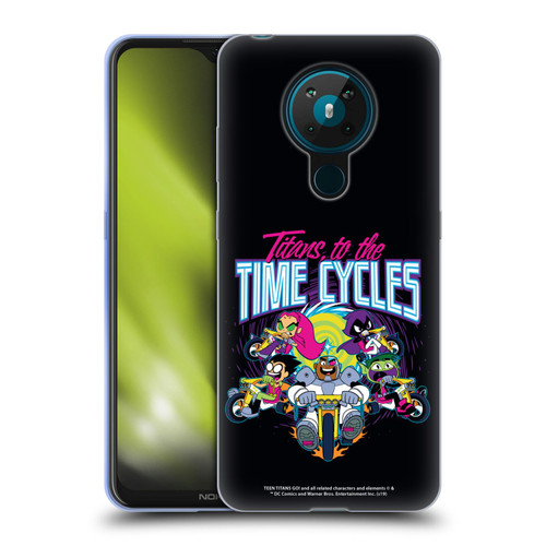 Teen Titans Go! To The Movies Graphic Designs To The Time Cycles Soft Gel Case for Nokia 5.3