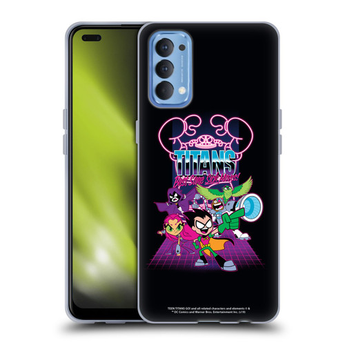 Teen Titans Go! To The Movies Graphic Designs Sick Moves Soft Gel Case for OPPO Reno 4 5G