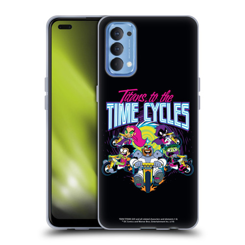 Teen Titans Go! To The Movies Graphic Designs To The Time Cycles Soft Gel Case for OPPO Reno 4 5G