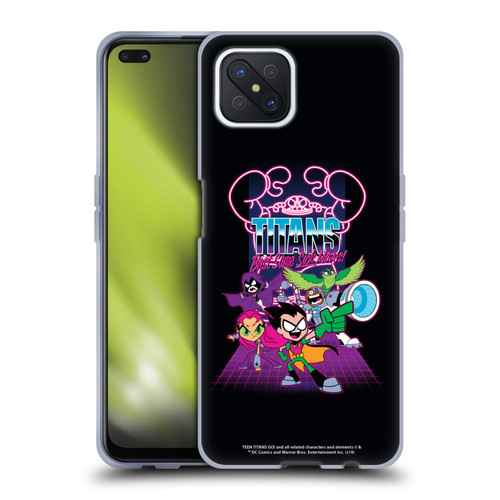 Teen Titans Go! To The Movies Graphic Designs Sick Moves Soft Gel Case for OPPO Reno4 Z 5G