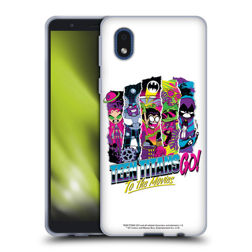 Teen Titans Go! To The Movies Graphic Designs Collage 2 Soft Gel Case for Samsung Galaxy A01 Core (2020)